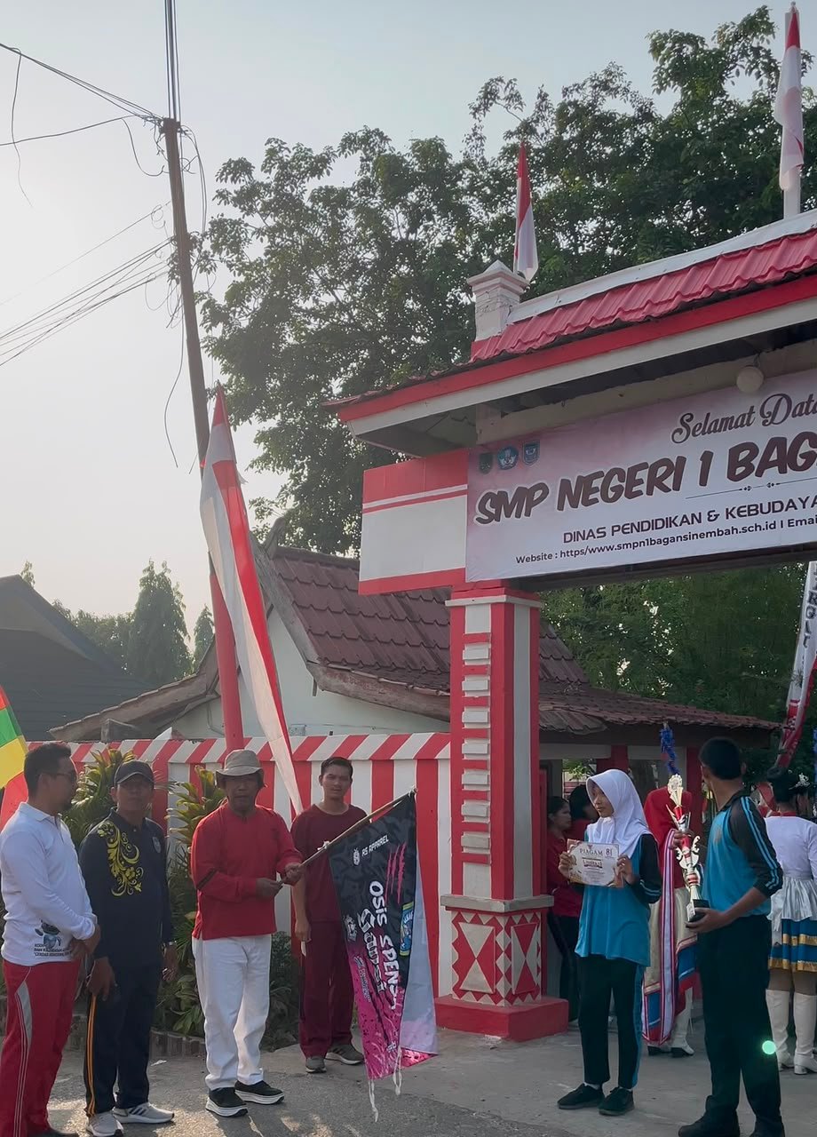 Semarak HUT RI Ke-81 di SMP Negeri 1 Bagan Sinembah
